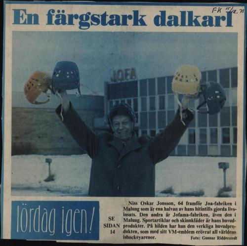 0559_1973 Falu Kuriren Tidningsartikel Niss-Oskar